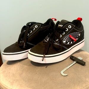 Heelys sneakers youth size 3. Excellent condition! Black and red.